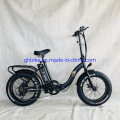 Factory Sell 20" Folding Frame Fat Tire Lady Ebike Electric Bikes